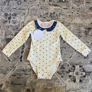 SweetHoney long Sleeve Polka Dot Top